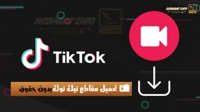 تنزيل فيديوهات تيك توك بدون علامة مائية TikTok بدون حقوق